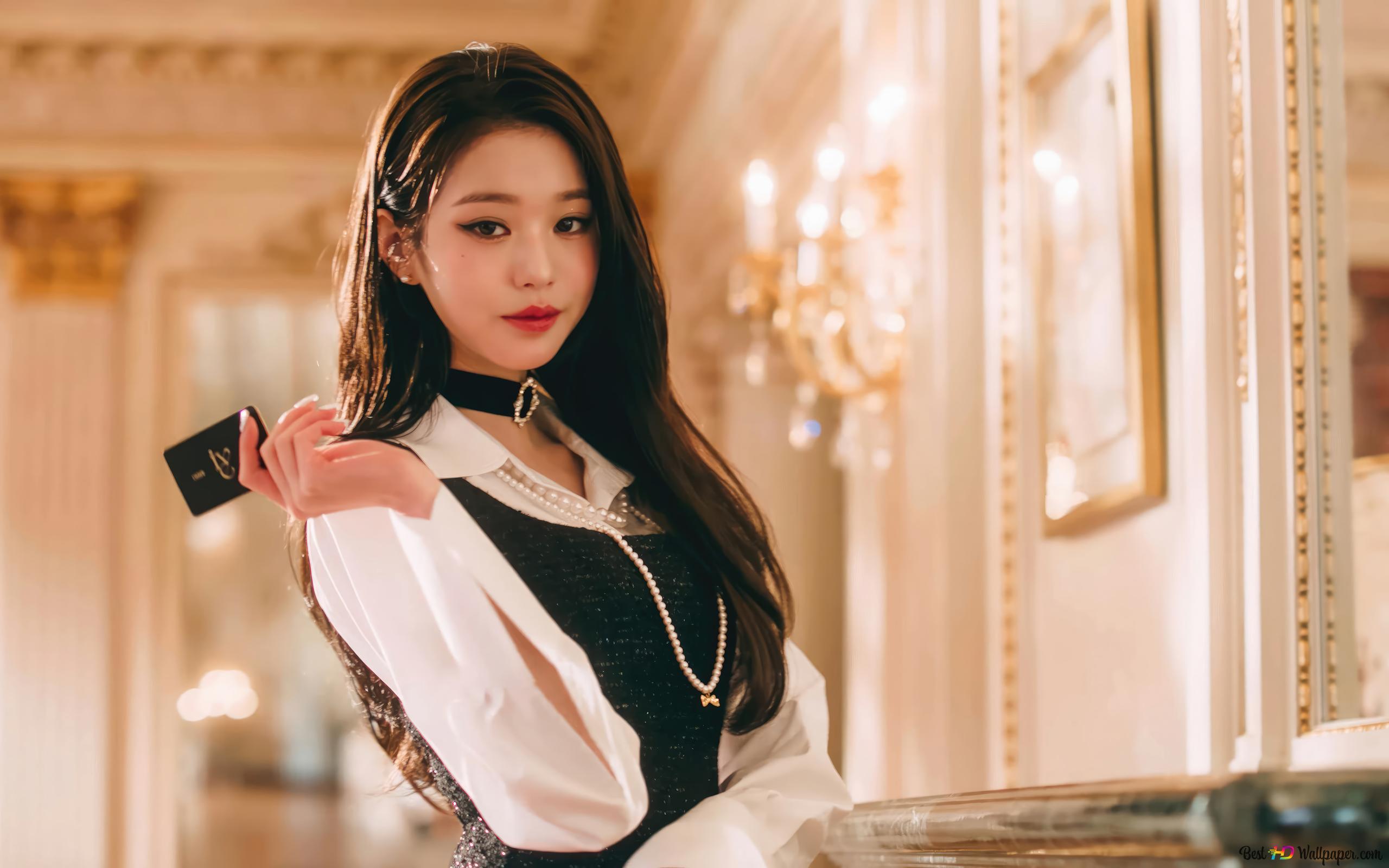 Wonyoung From IVE (Kpop Band) Am M V Shoot 4K Wallpaper Download