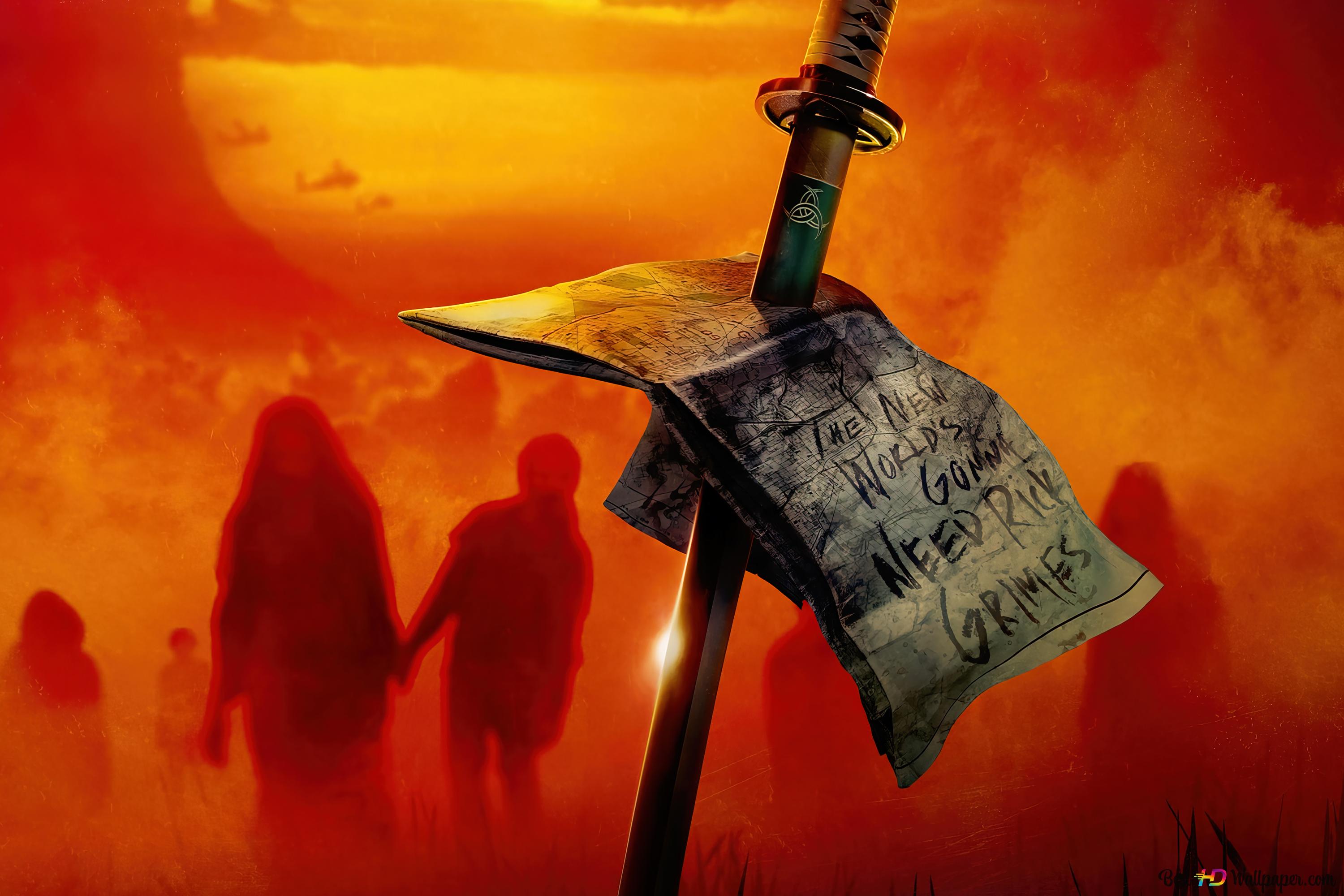 Katana Walking Dead (Game & Series) 4K wallpaper download