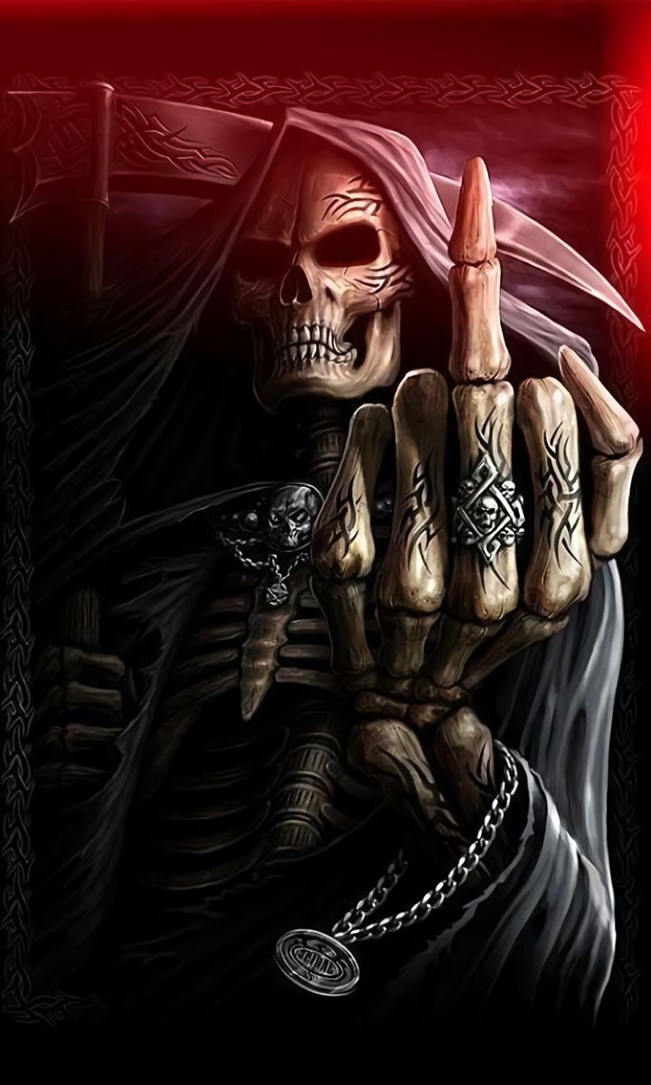 Grim Reaper. Skull wallpaper, Scary wallpaper, Dark phone wallpaper