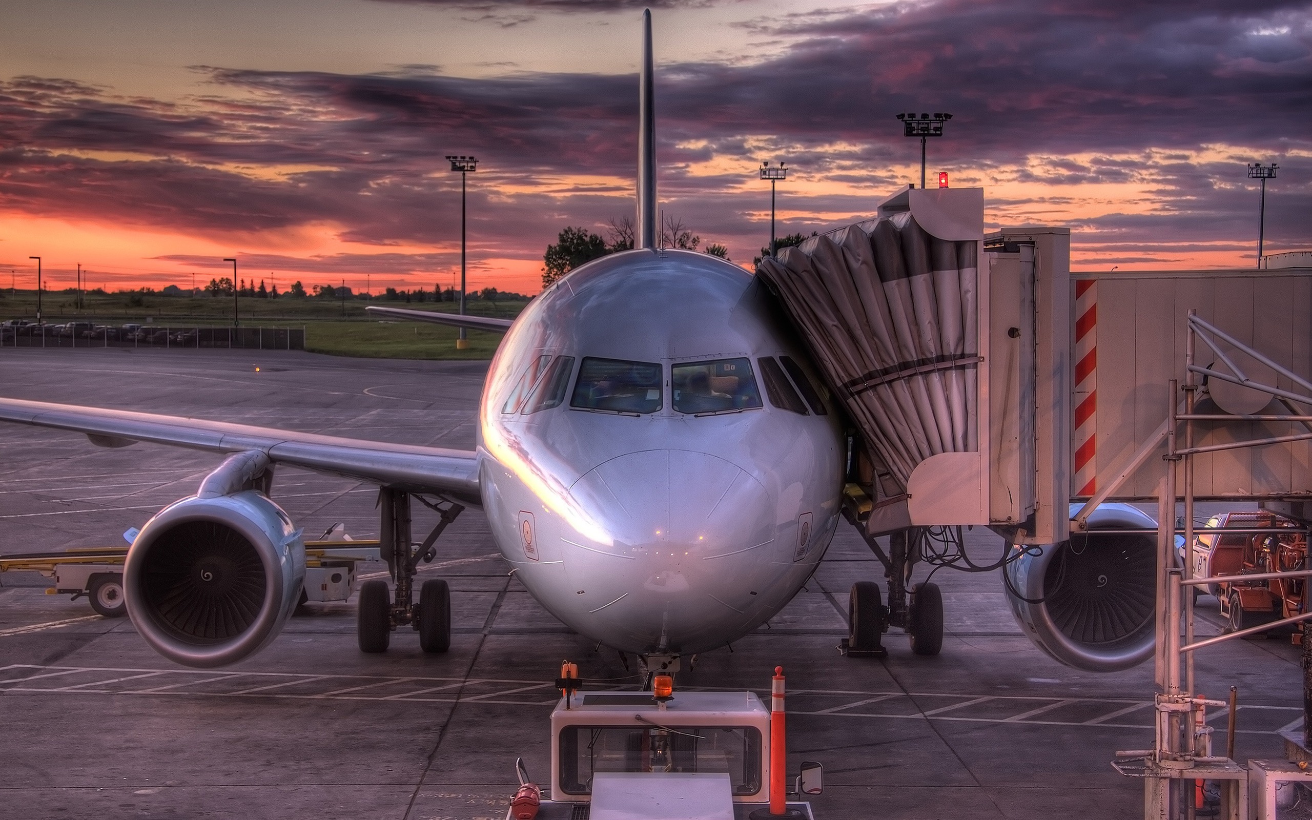 Boarding A Plane Civil Aviation Aircraft Desktop Wallpaper