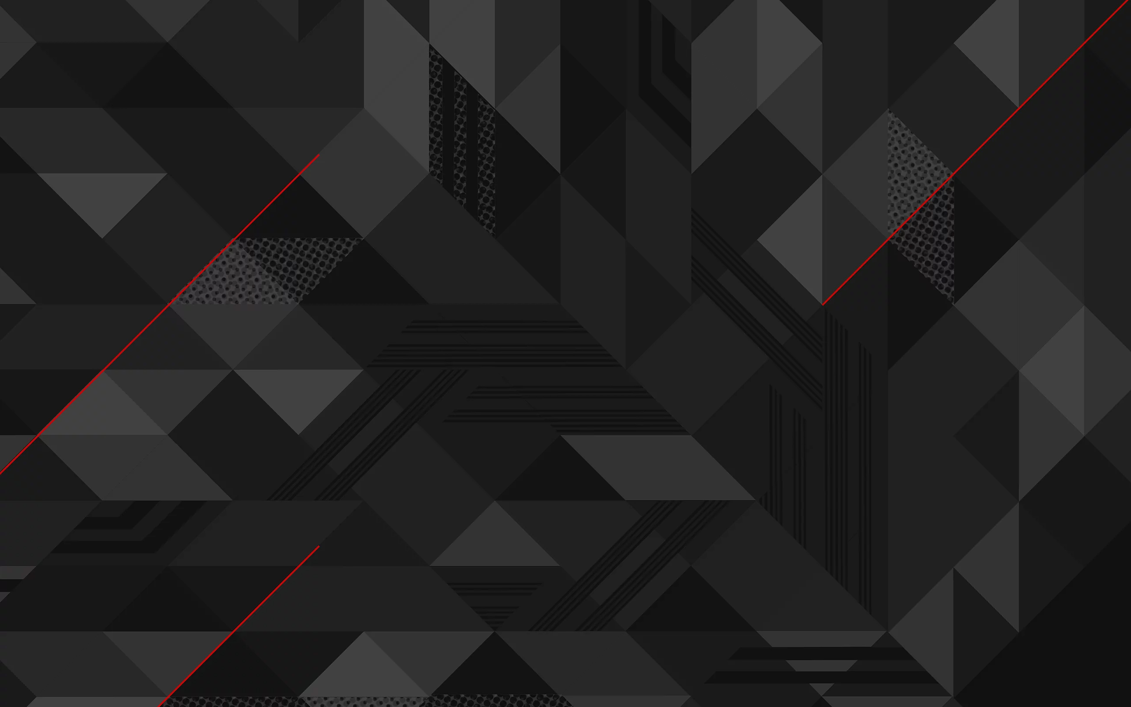 wallpaper for desktop, laptop. dark abstract triangle pattern bw
