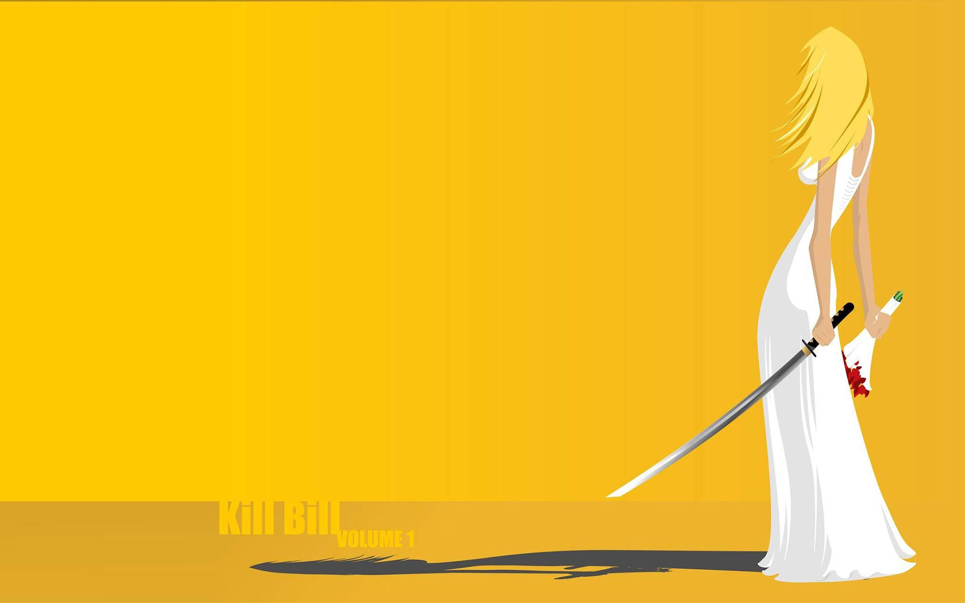 kill, Bill, Sword, Katana, Yellow Wallpaper HD / Desktop and Mobile Background