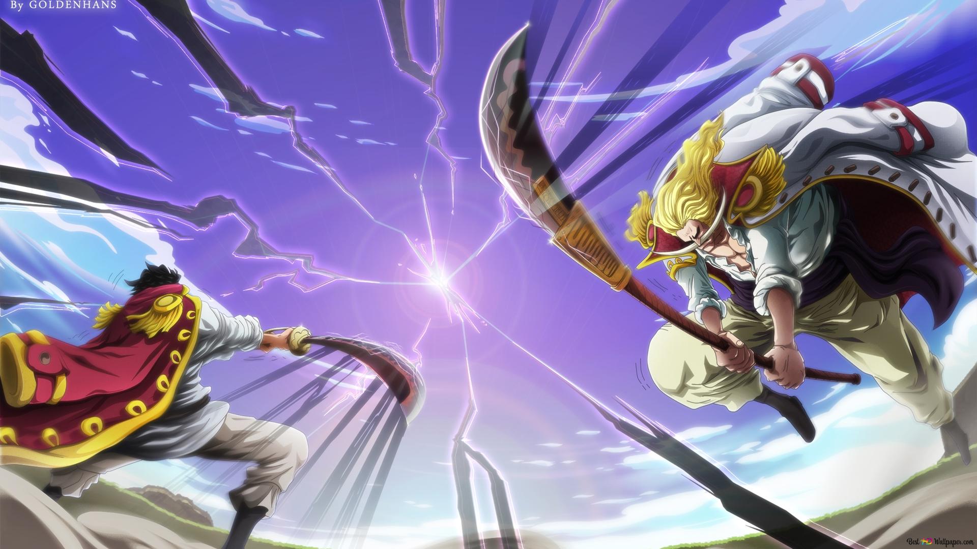 Roger Vs Whitebeard HD wallpaper download