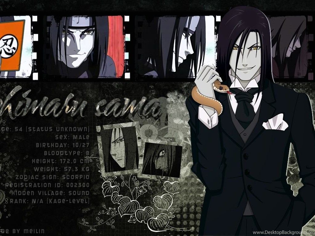 Orochimaru, Wallpaper Zerochan Anime Image Board Desktop Background