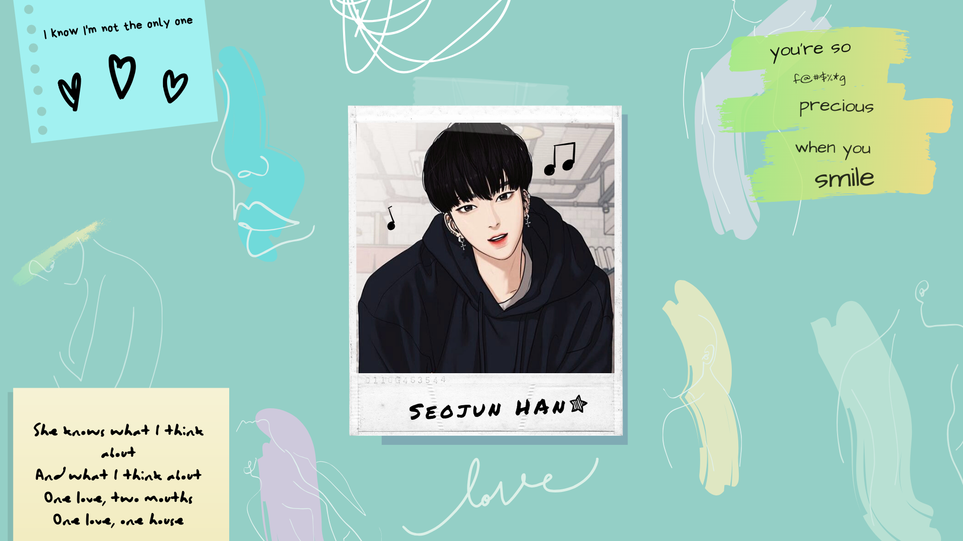Seojun Han Beauty Webtoon Desktop Wallpaper