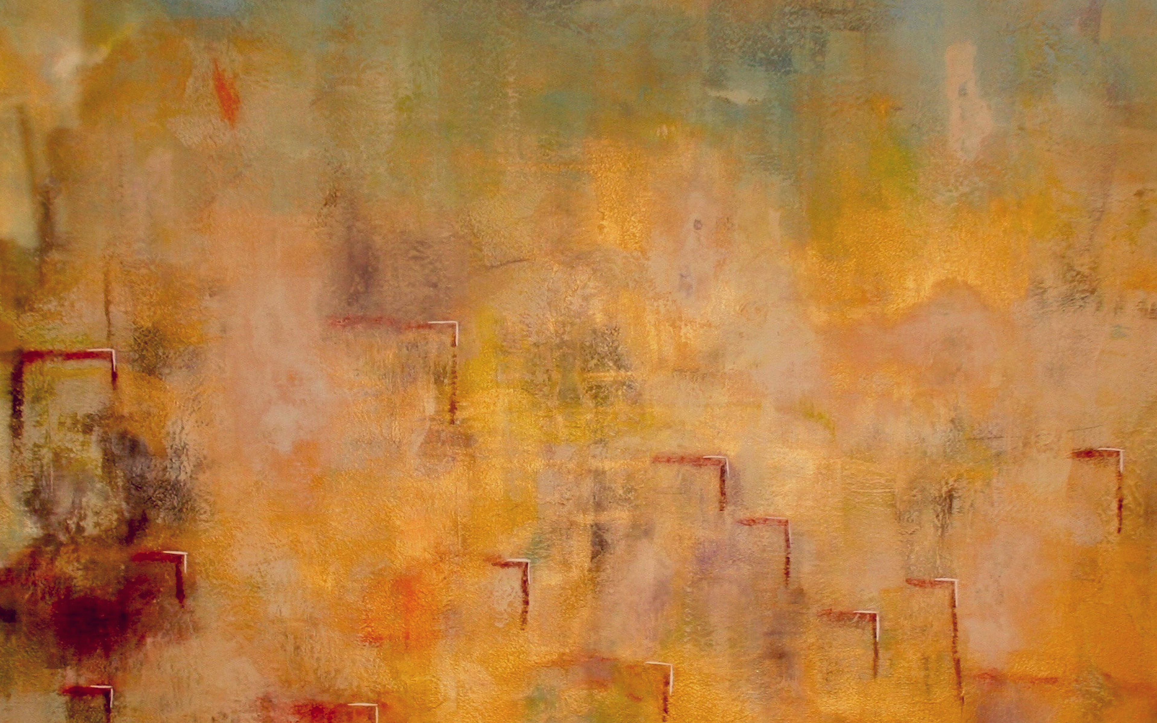 wallpaper for desktop, laptop. abstract art work classic painting pattern yellow