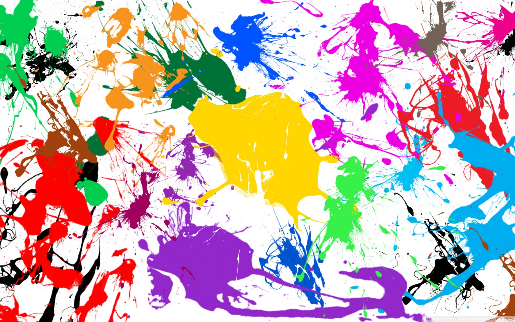 Paint Splatter 4K UHD Wallpaper for UltraHD Desktop and TV, Widescreen and UltraWide Display, Dual Monitor, Smartphone and Tablet Devices