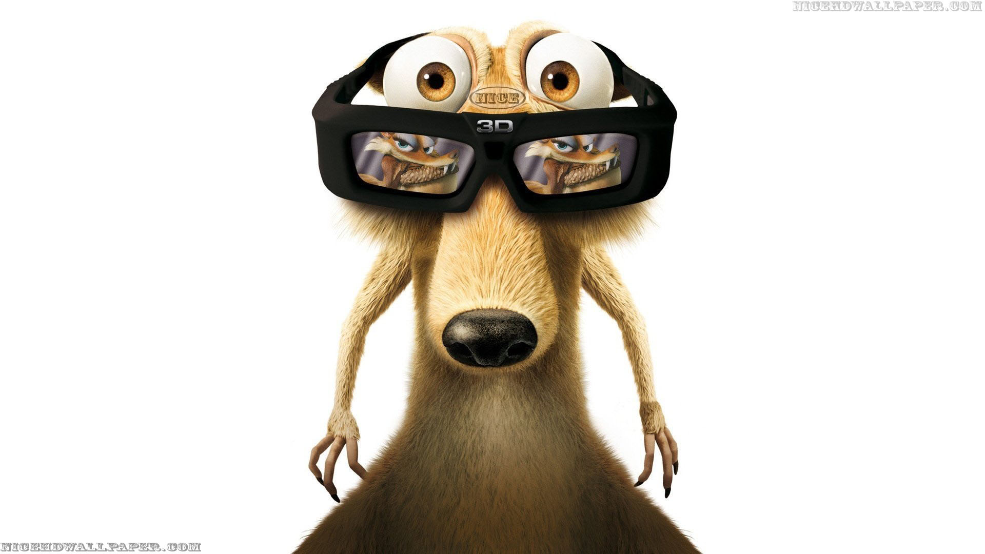 Ice Age 4 3D Funny Full HD Wallpaper