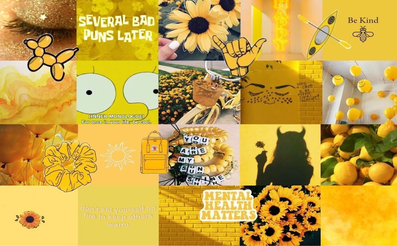 Yellow Aesthetic Wallpaper, HD Yellow Aesthetic Background on WallpaperBat