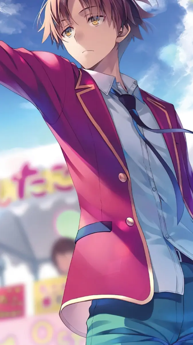 Ayanokoji gun wallpaper