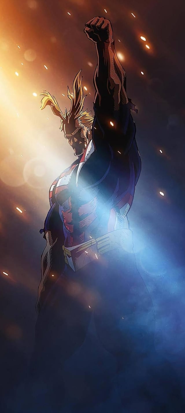 Digital Illustration of All Might, wallpaper