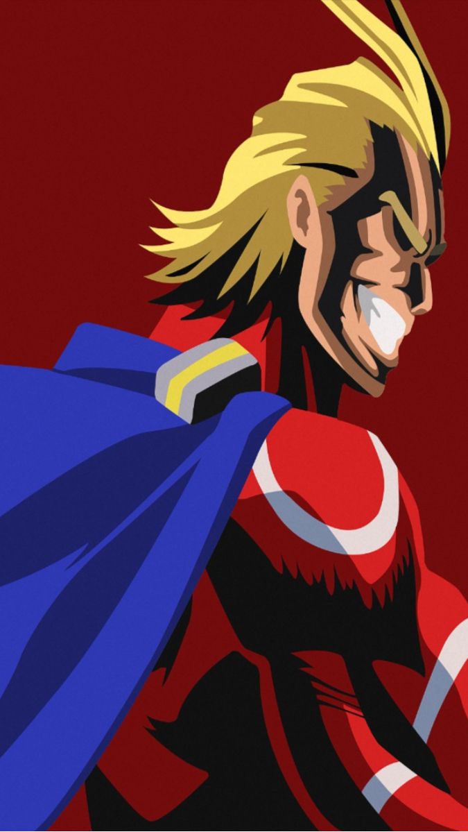 MHA Boku No Hero Academia My Hero Academia All Might Phone Wallpaper