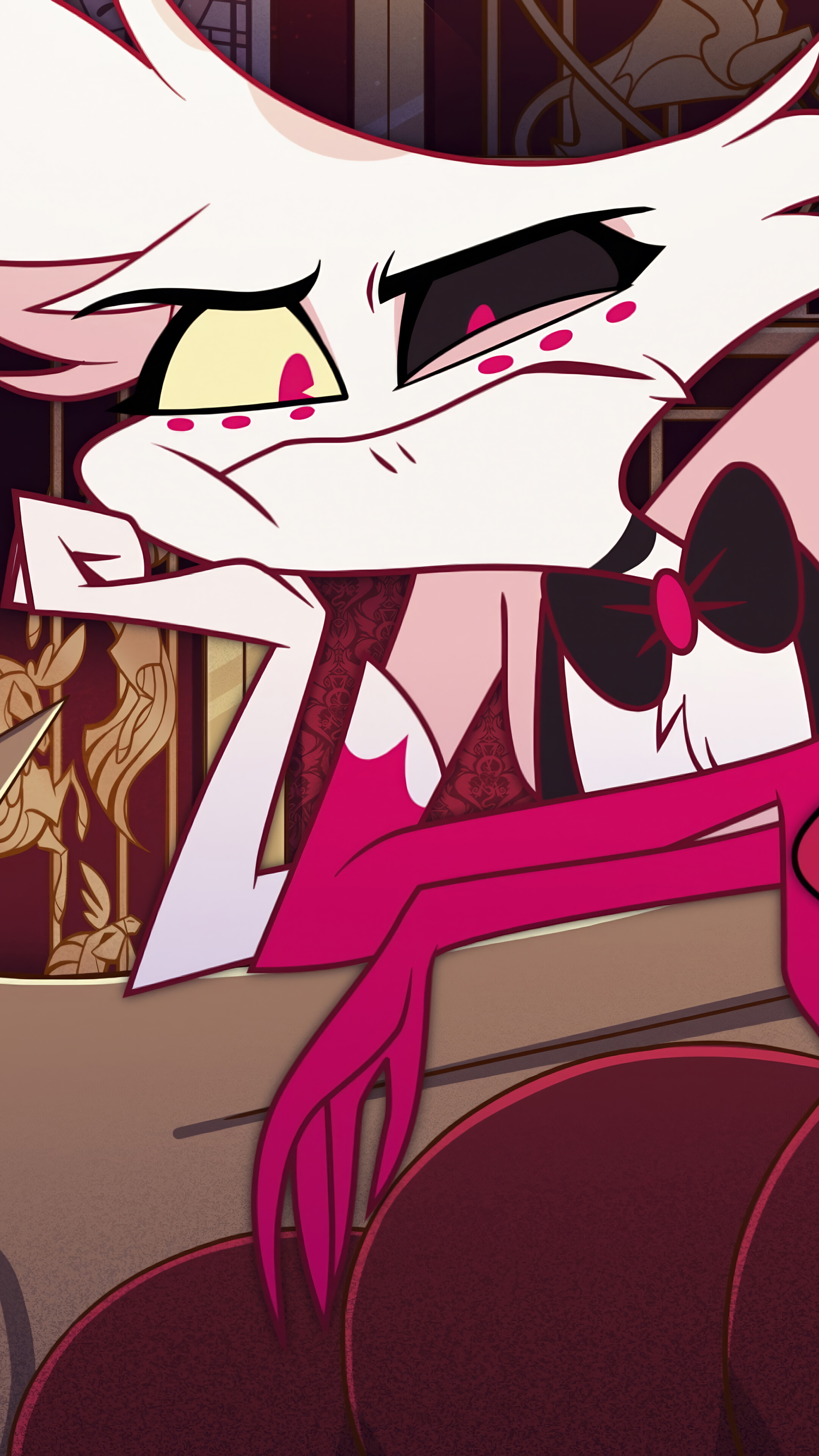 Angel Dust Hazbin Hotel Mobile Wallpaper
