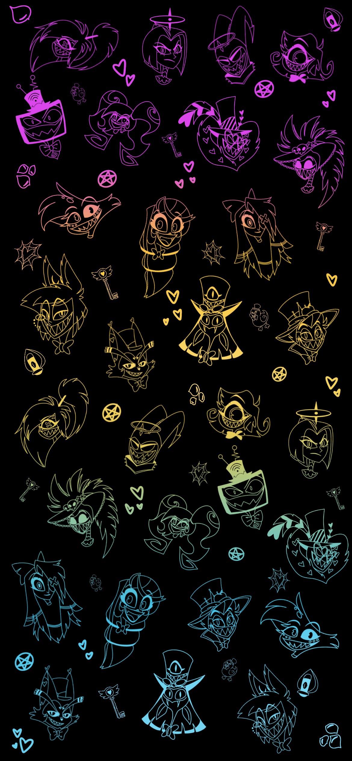 I made some phone wallpaper