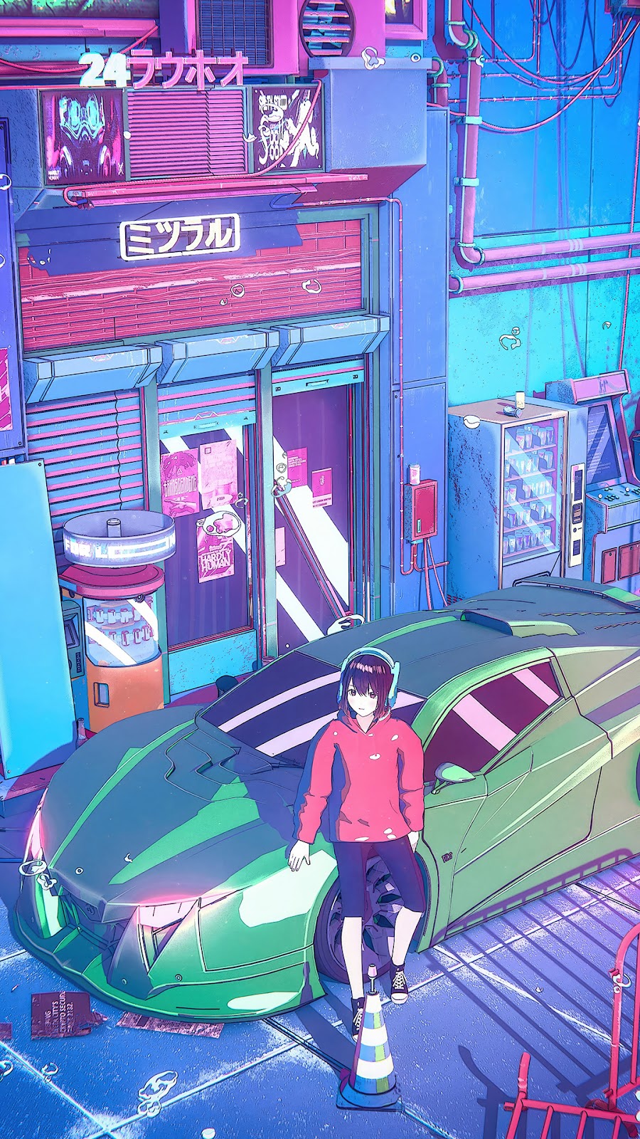 anime girl Mobile Walls