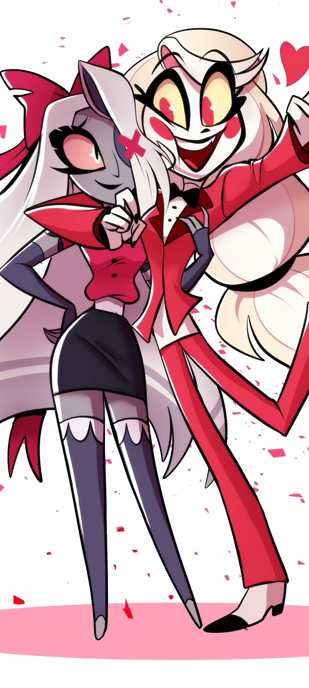 Download Vaggie (Hazbin Hotel) Charlie Morningstar TV Show Hazbin Hotel Phone Wallpaper