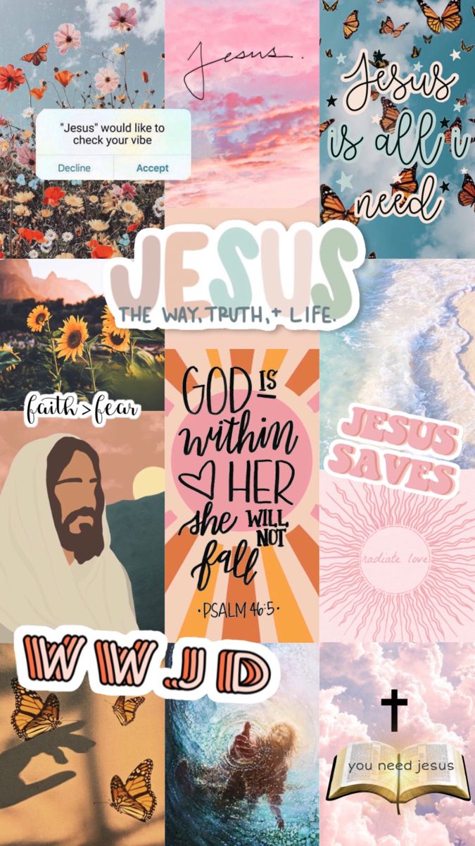 Jesus Saves! Christian Wallpaper