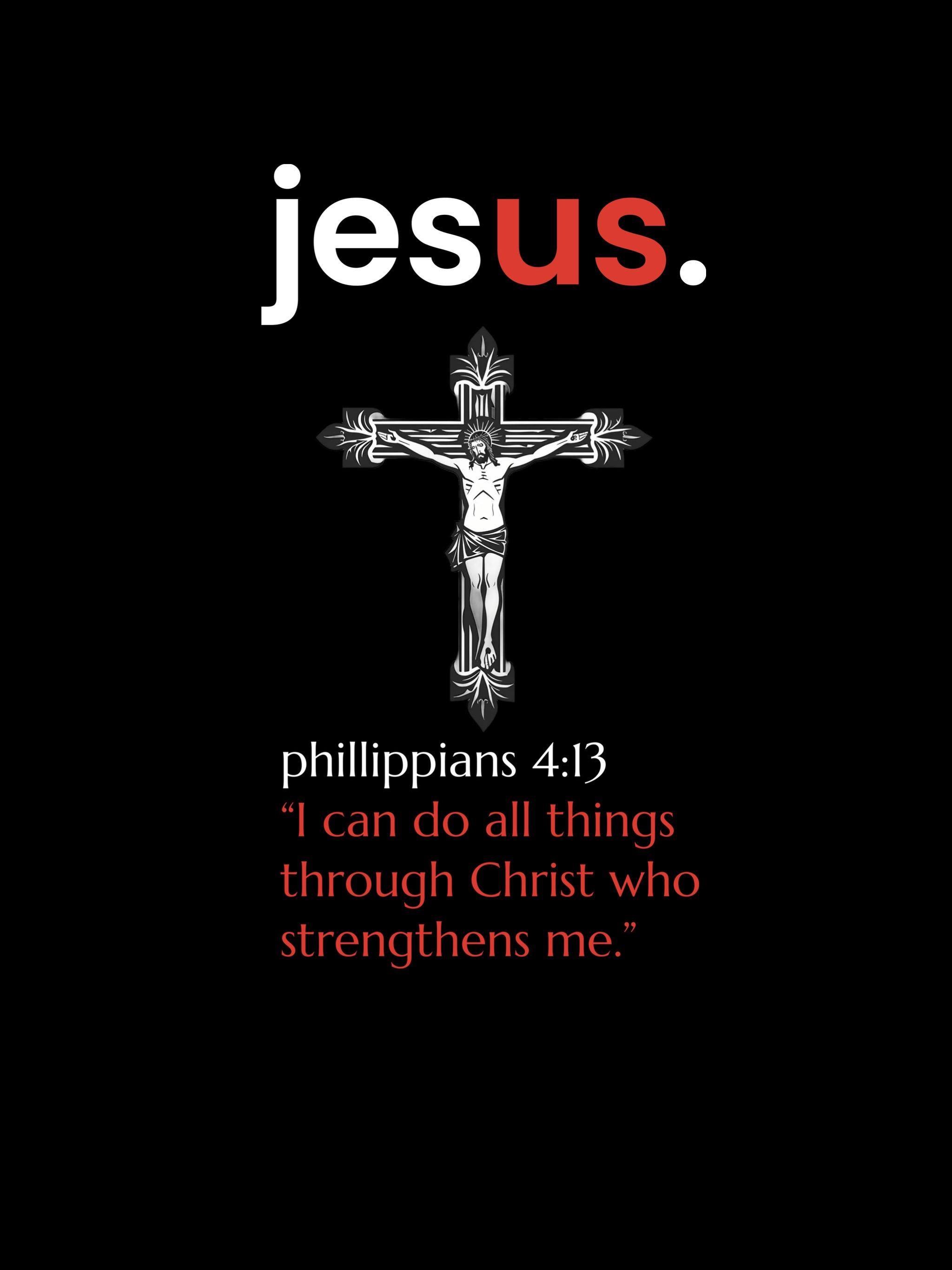 Wallpaper I made about Jesus