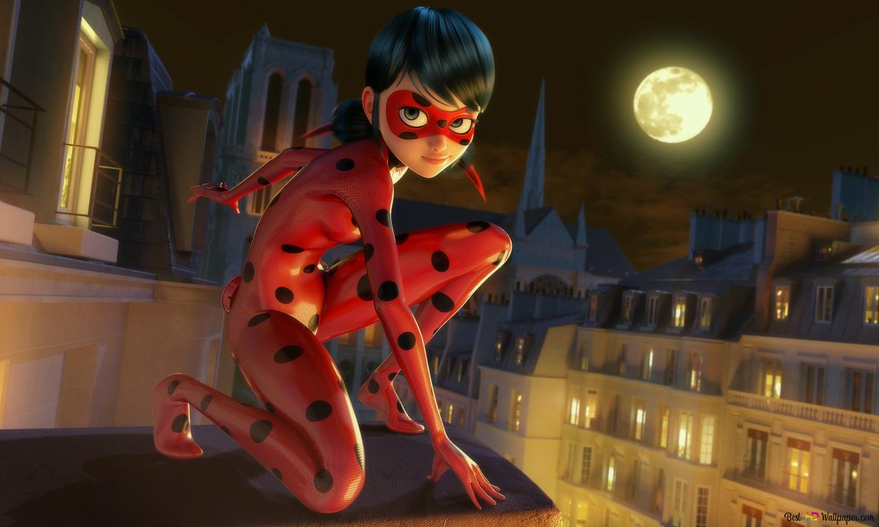 Marinette as Ladybug 2K wallpaper download