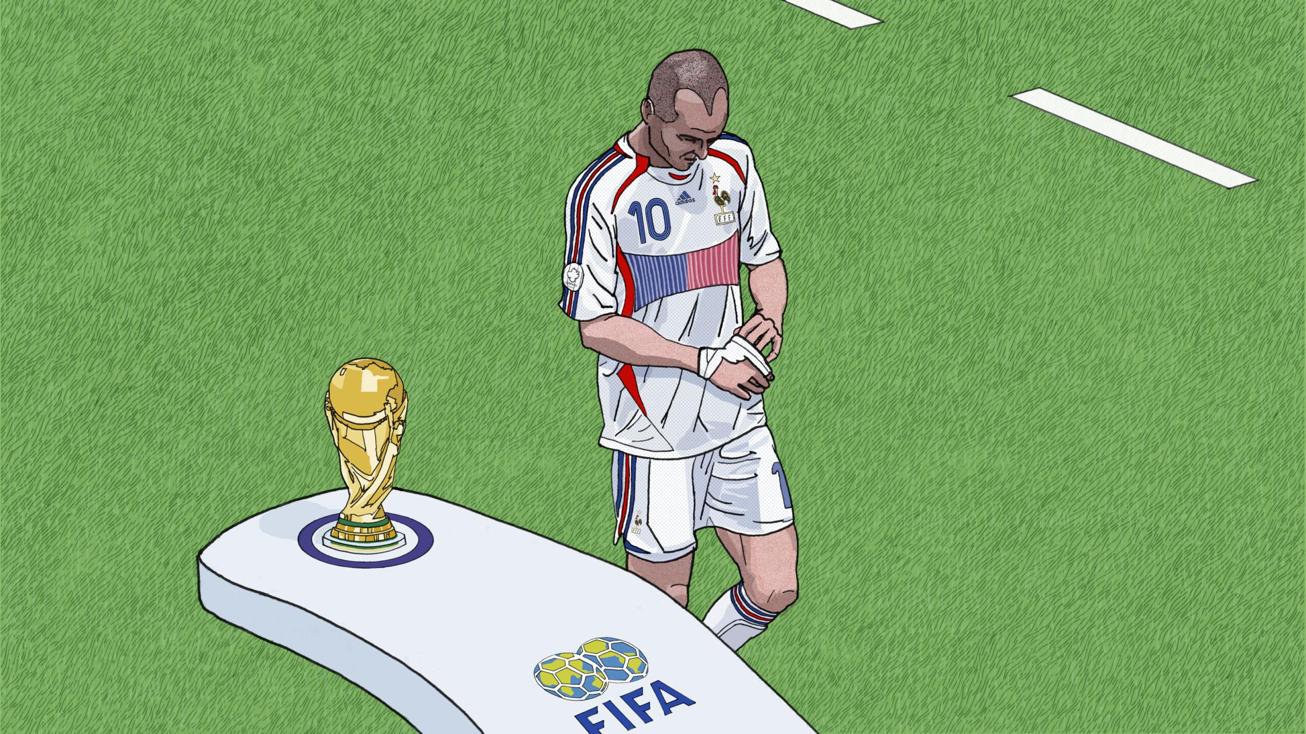 The Inscrutable Intensity of Zinedine Zidane's Glare