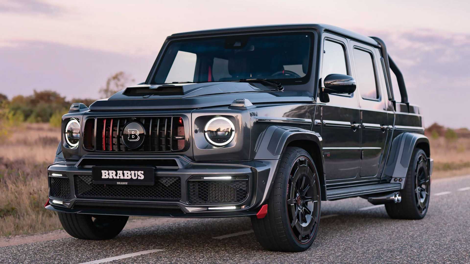 Tuned Brabus Mercedes AMG G63 Pickup Debuts With 900 HP 4.5 Liter V8