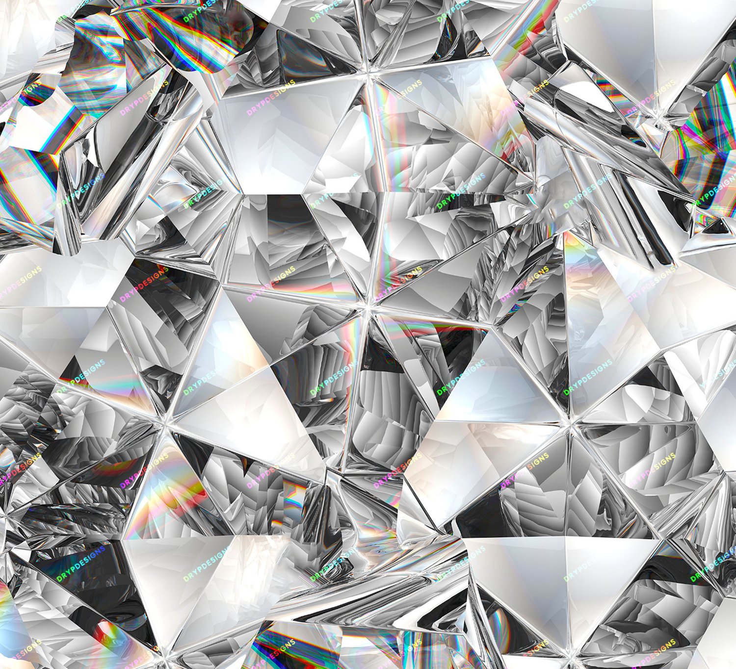 Crushed Diamond Seamless Background