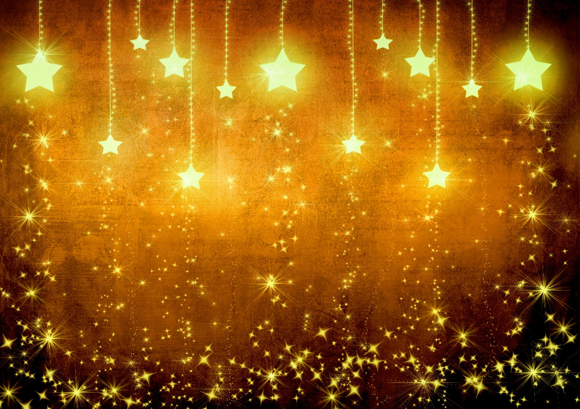 Bright background with glowing stars