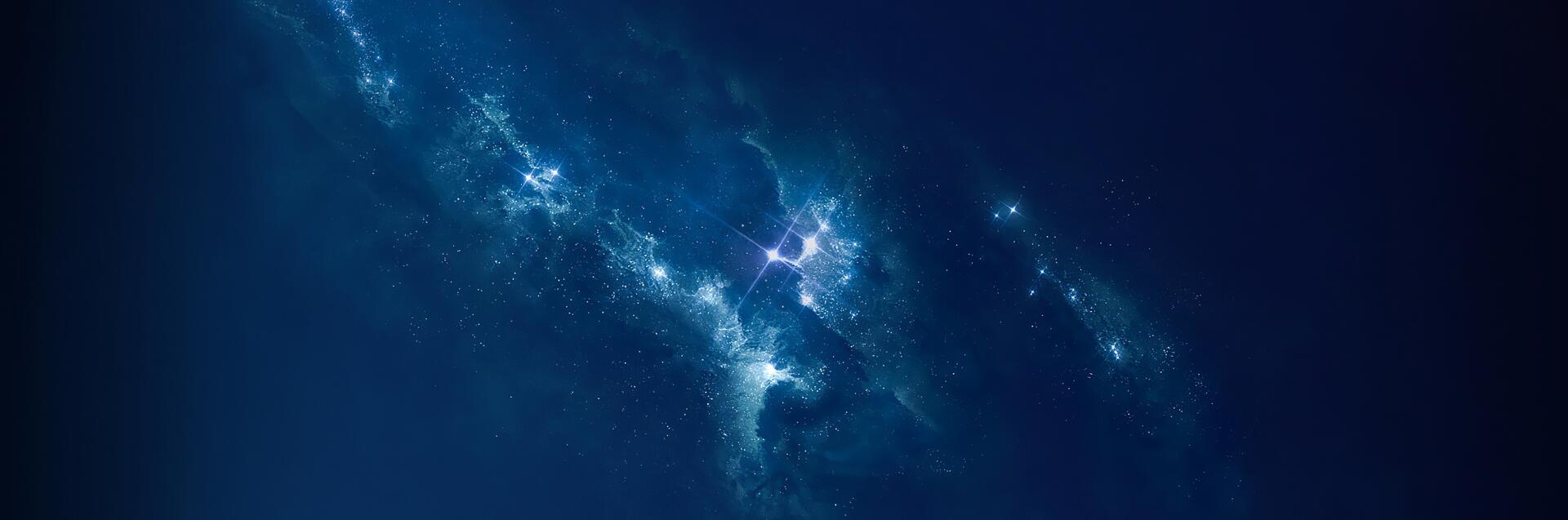 Wallpaper glowing stars milkyway the universe 1920x640 Обложка профеля Вконтакте from bradeya image and screensavers