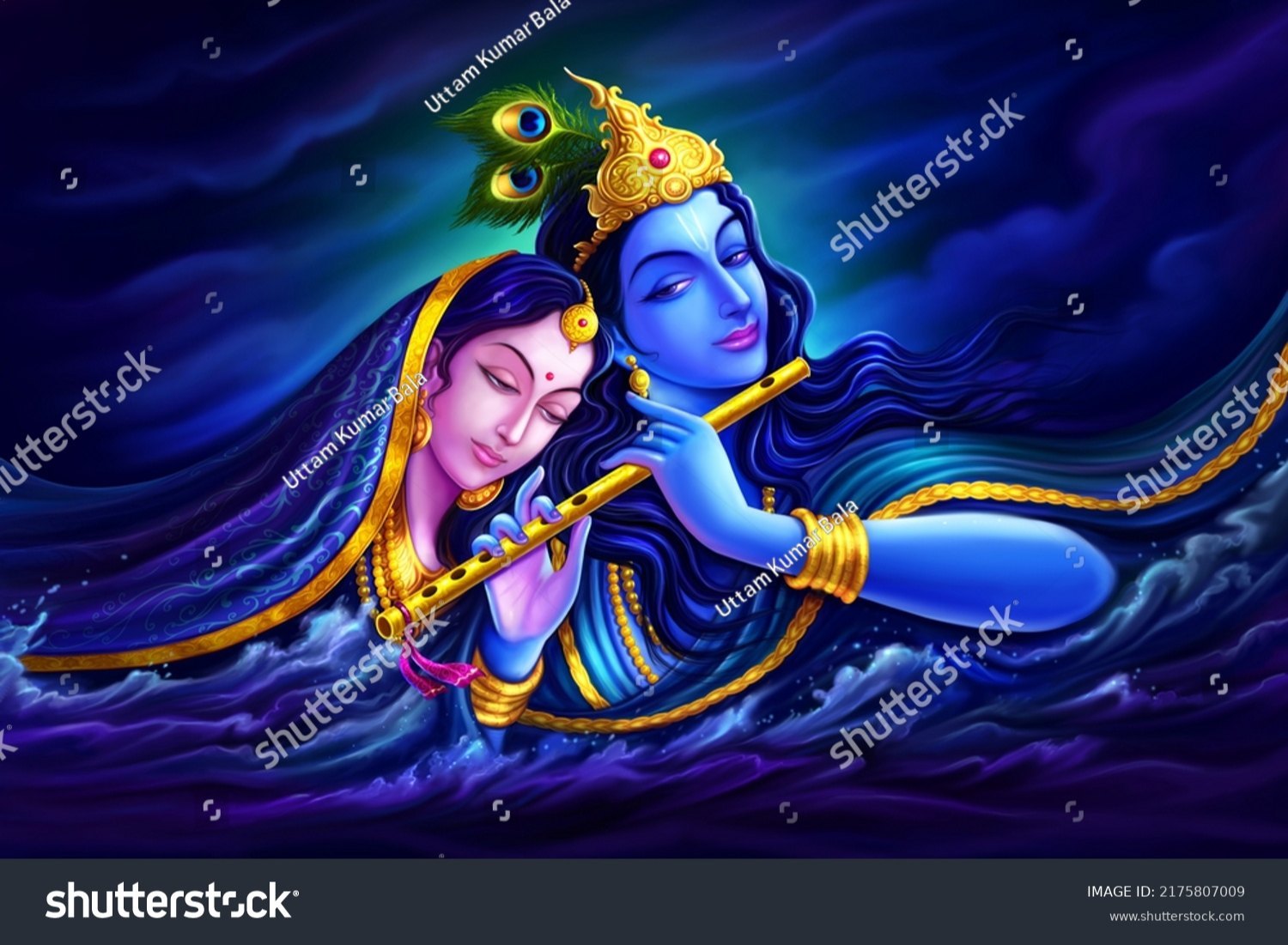 Stc Radha Krishna Wallpaper, For Home, 3D Effect At ₹ 125 Sq Ft In Jaipur