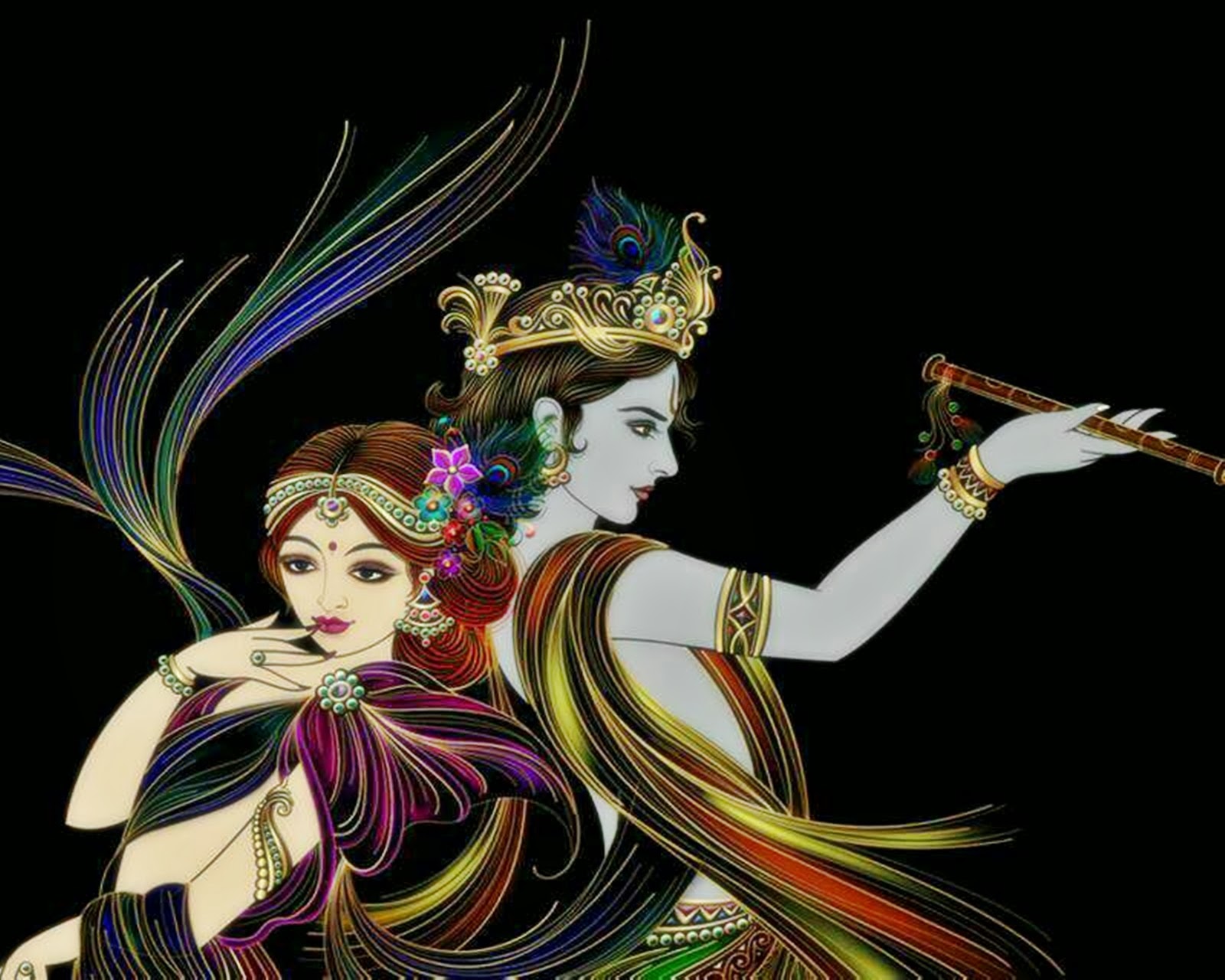 Latest Krishna Wallpaper And Krishna Picture: Manbhavan Shri Radha Krishna