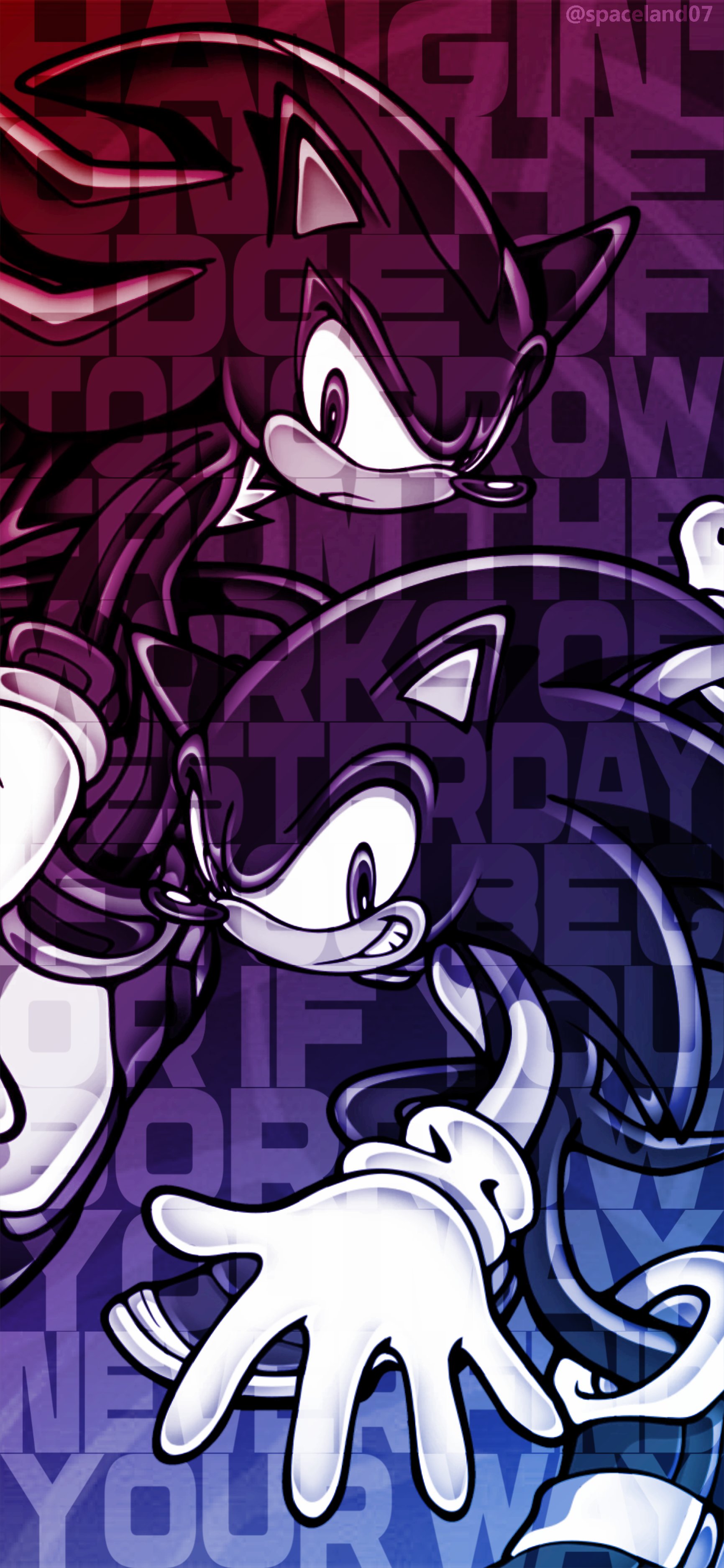 Loogi A Sonic Adventure 2 Themed Wallpaper For Mobile Devices Drive: #SonicTheHedeghog #SEGA