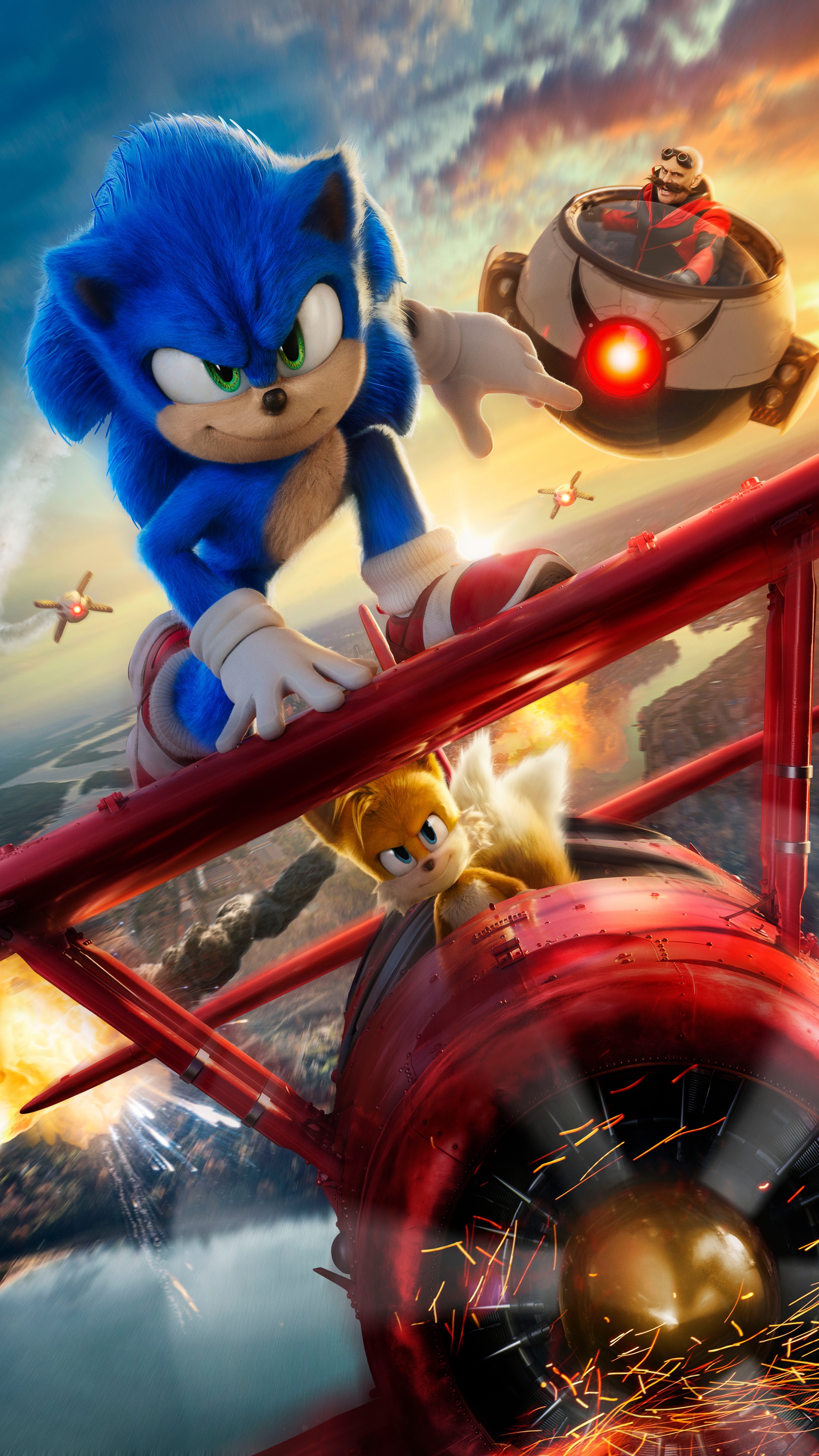Sonic the Hedgehog 2 Wallpaper 4K, 8K, 2022 Movies, Adventure