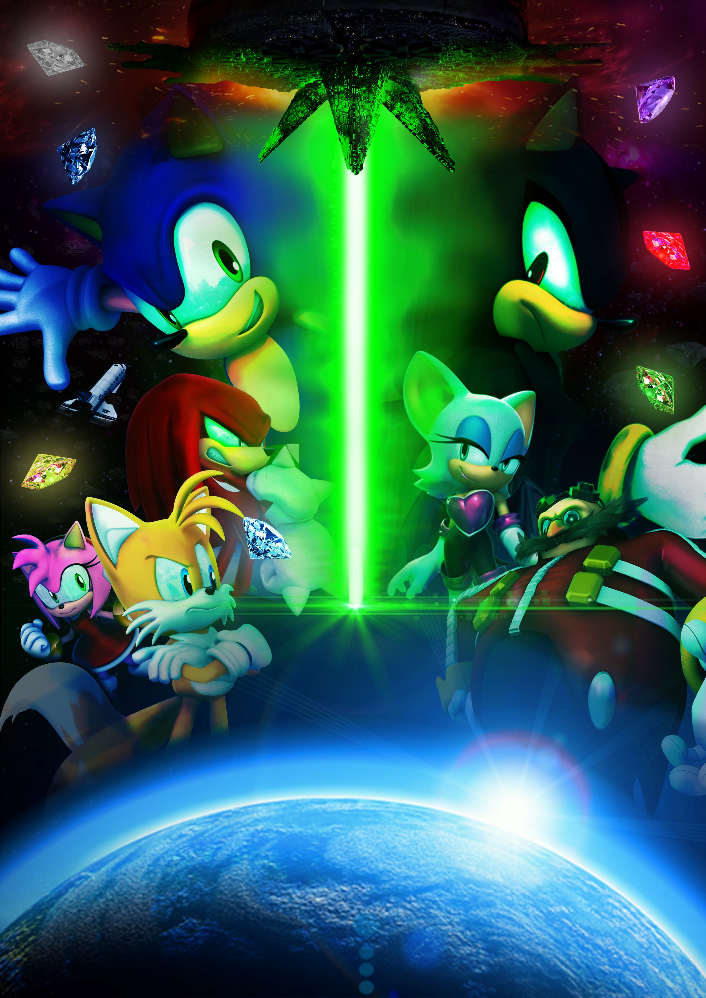 Acquainted Guy's my Sonic Adventure 2 Poster!! After a severe lack of motivation, I've finally finished it! It's not great, but I hope you like it, ) #SONIC #