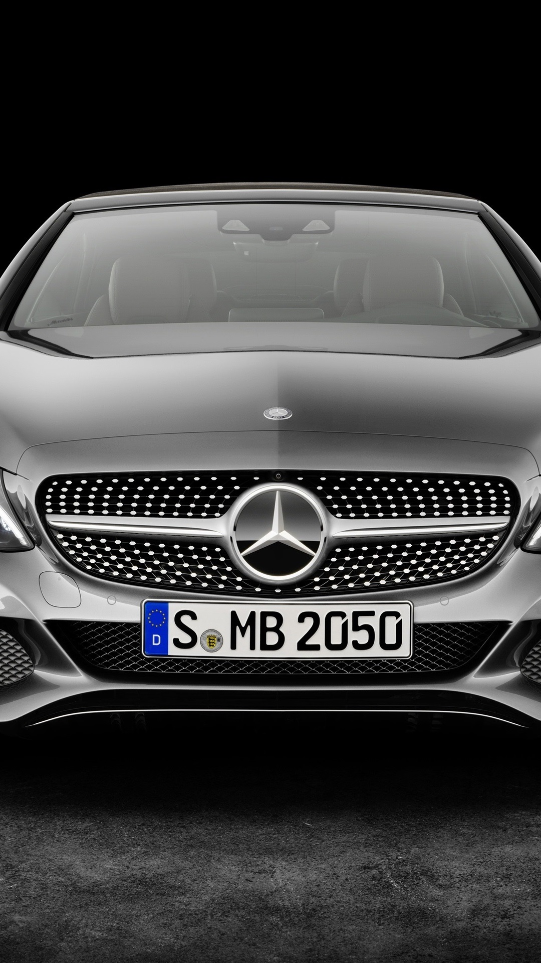 Mercedes Benz C Class Cabriolet AMG A205 Front View 1080x1920 IPhone 8 7 6 6S Plus Wallpaper, Background, Picture, Image