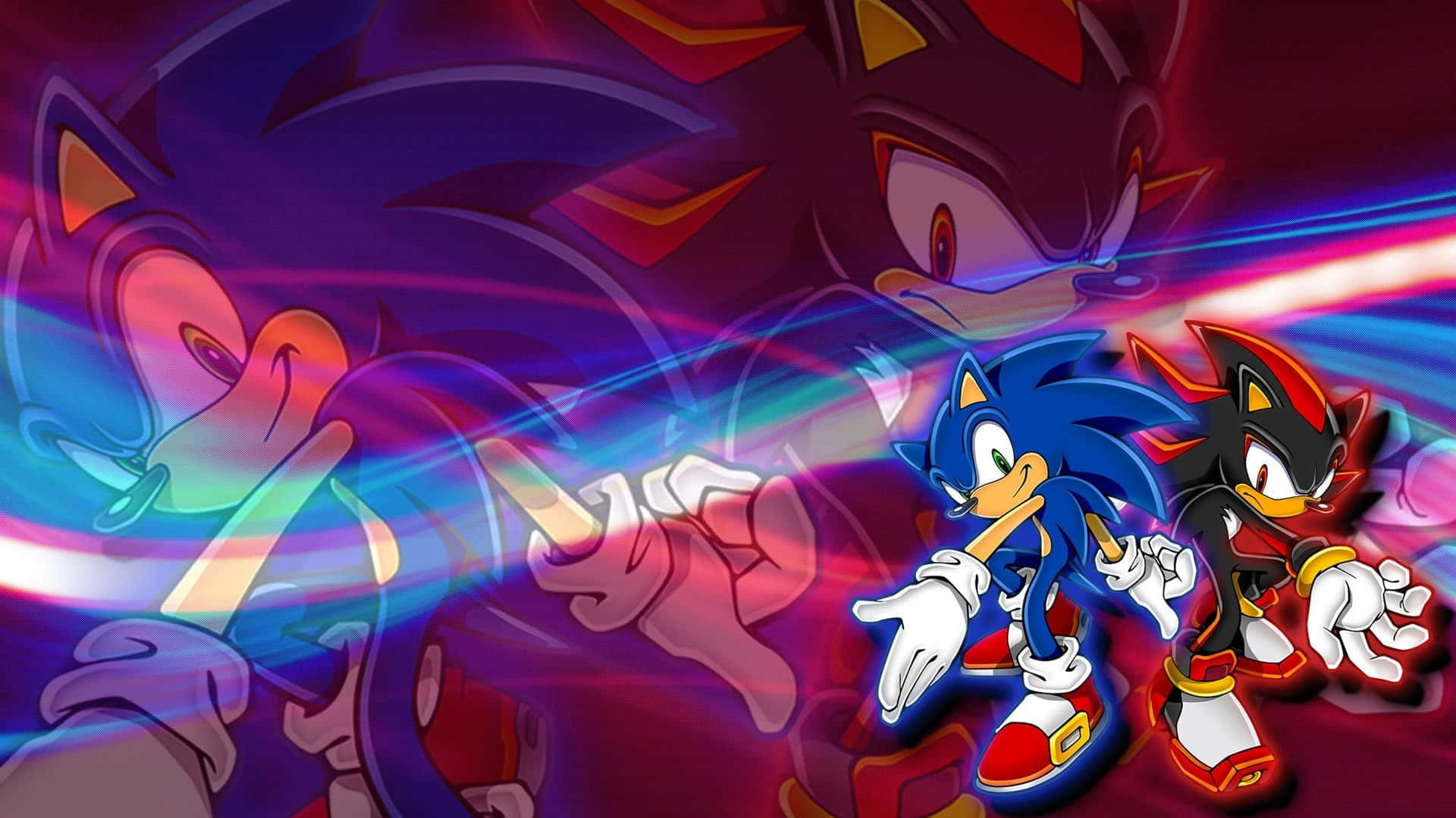 Download Sonic And Friends In An Action Packed Adventure In Sonic Adventure HD Wallpaper