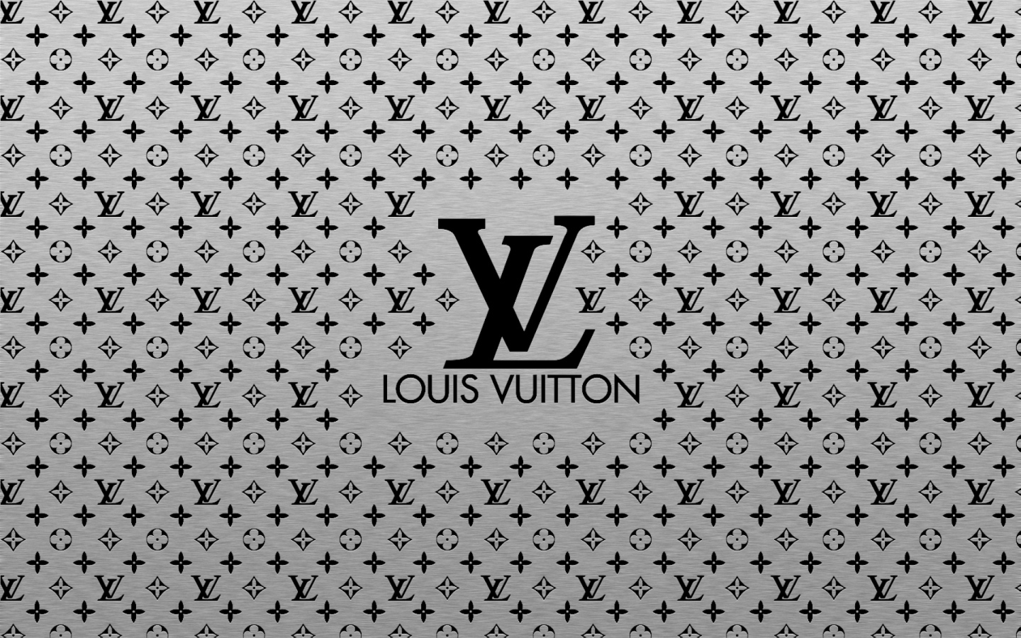 Gray symbols Louis Vuitton Desktop wallpaper 1440x900