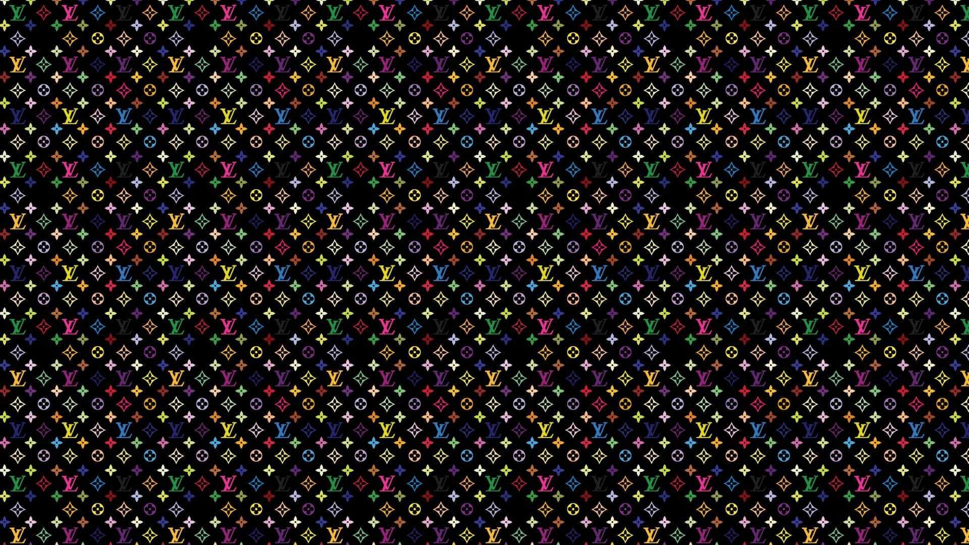 Louis Vuitton Luxury Brand Multi Color Rainbow