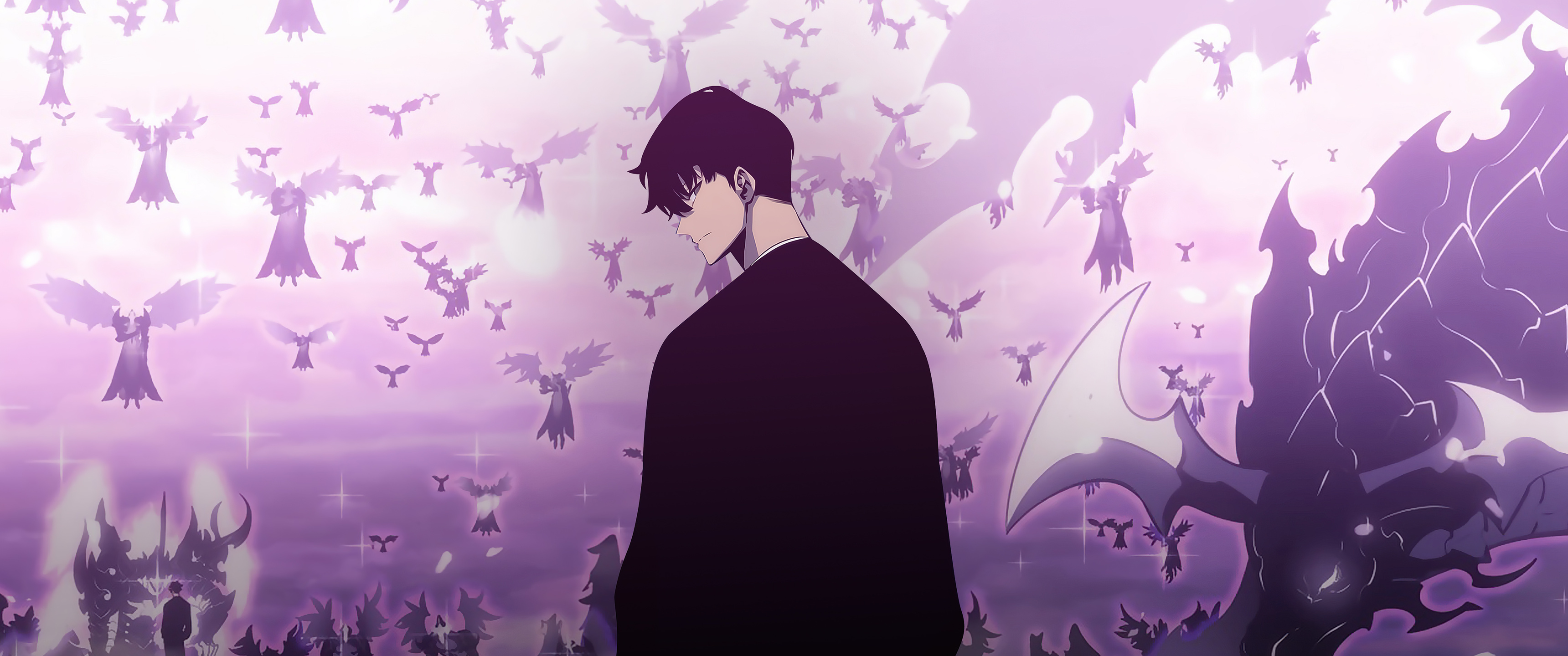 Sung Jin Woo Solo Leveling UltraWide Quad HD 1440P , HD 4k Wallpaper, Image, Background, Photos and Picture