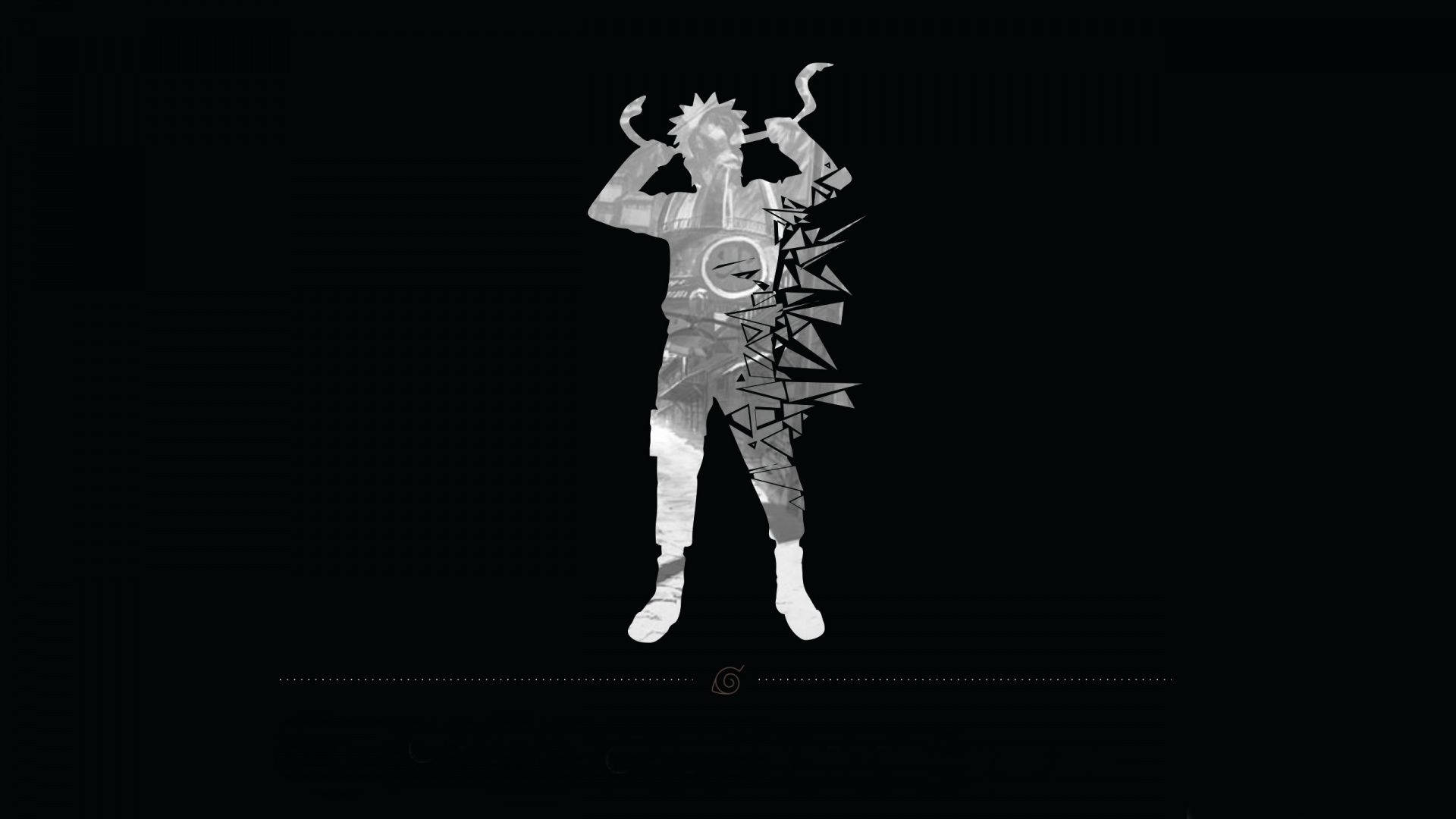 Download Digital Illustration Uzumaki Naruto Black Wallpaper