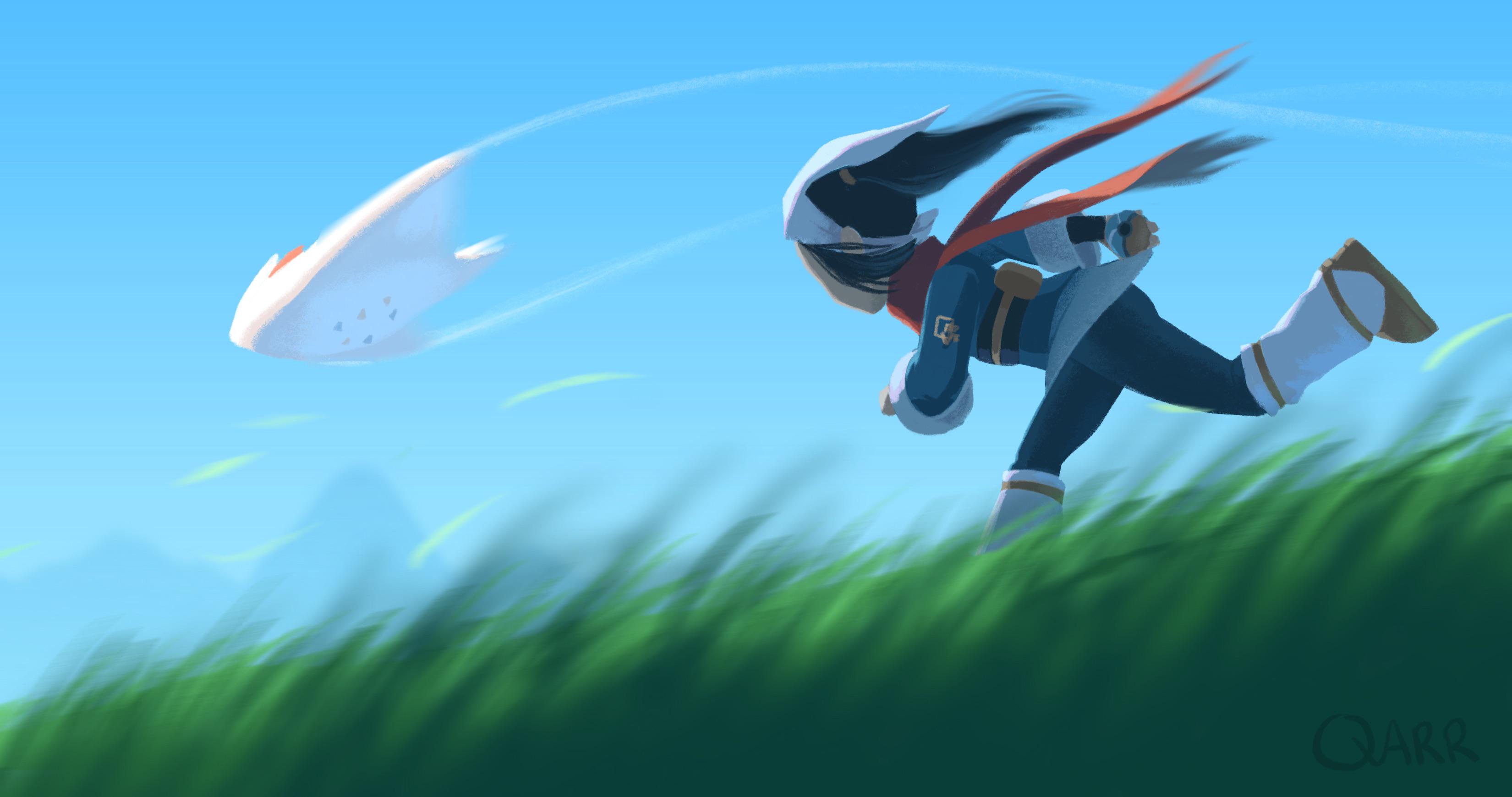 Seeing the togekiss flying around inspired me to draw fanart for this game!