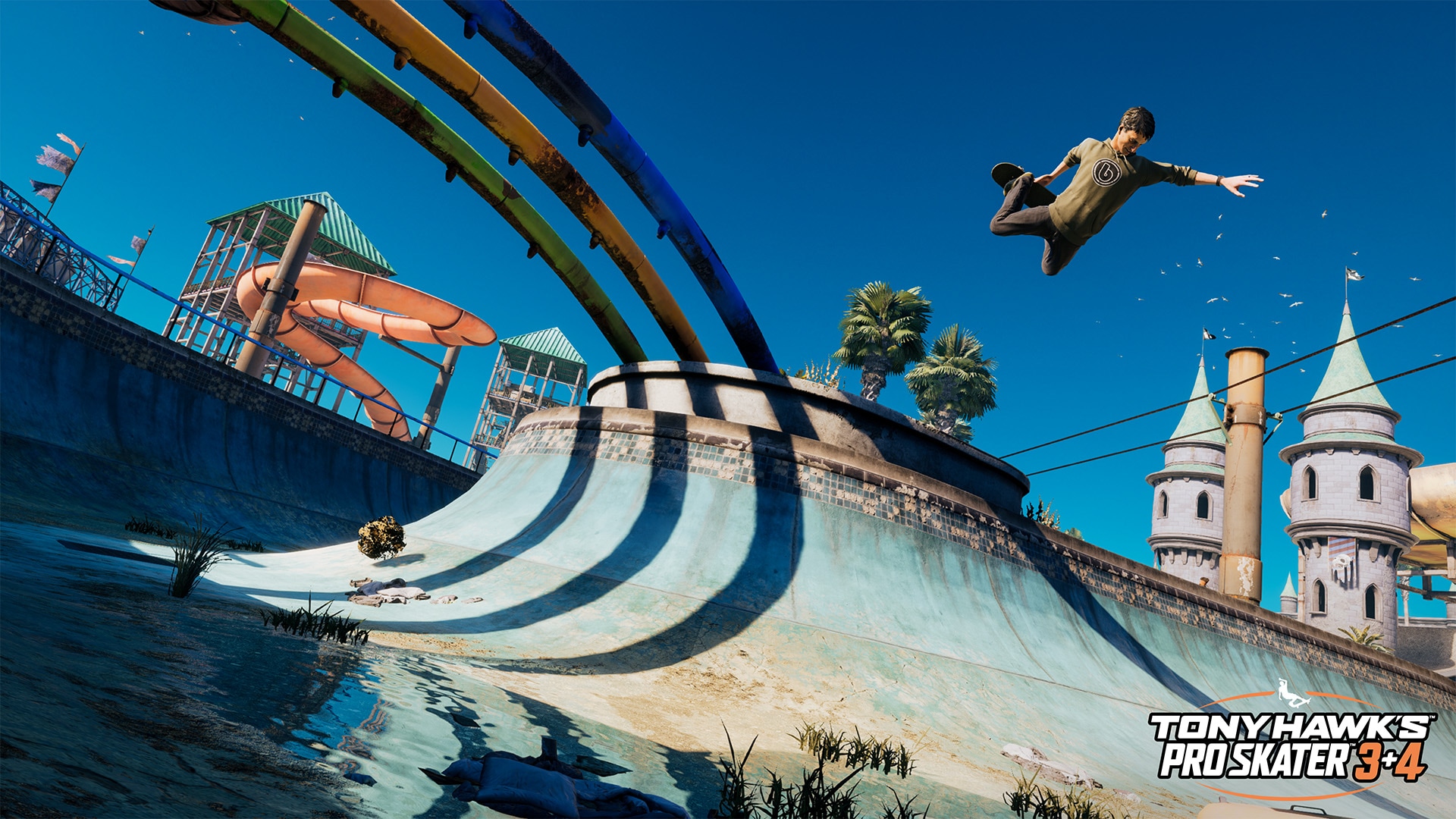 Tony Hawk's Pro Skater 3 + 4 Bird's Eye View Preview: Waterpark