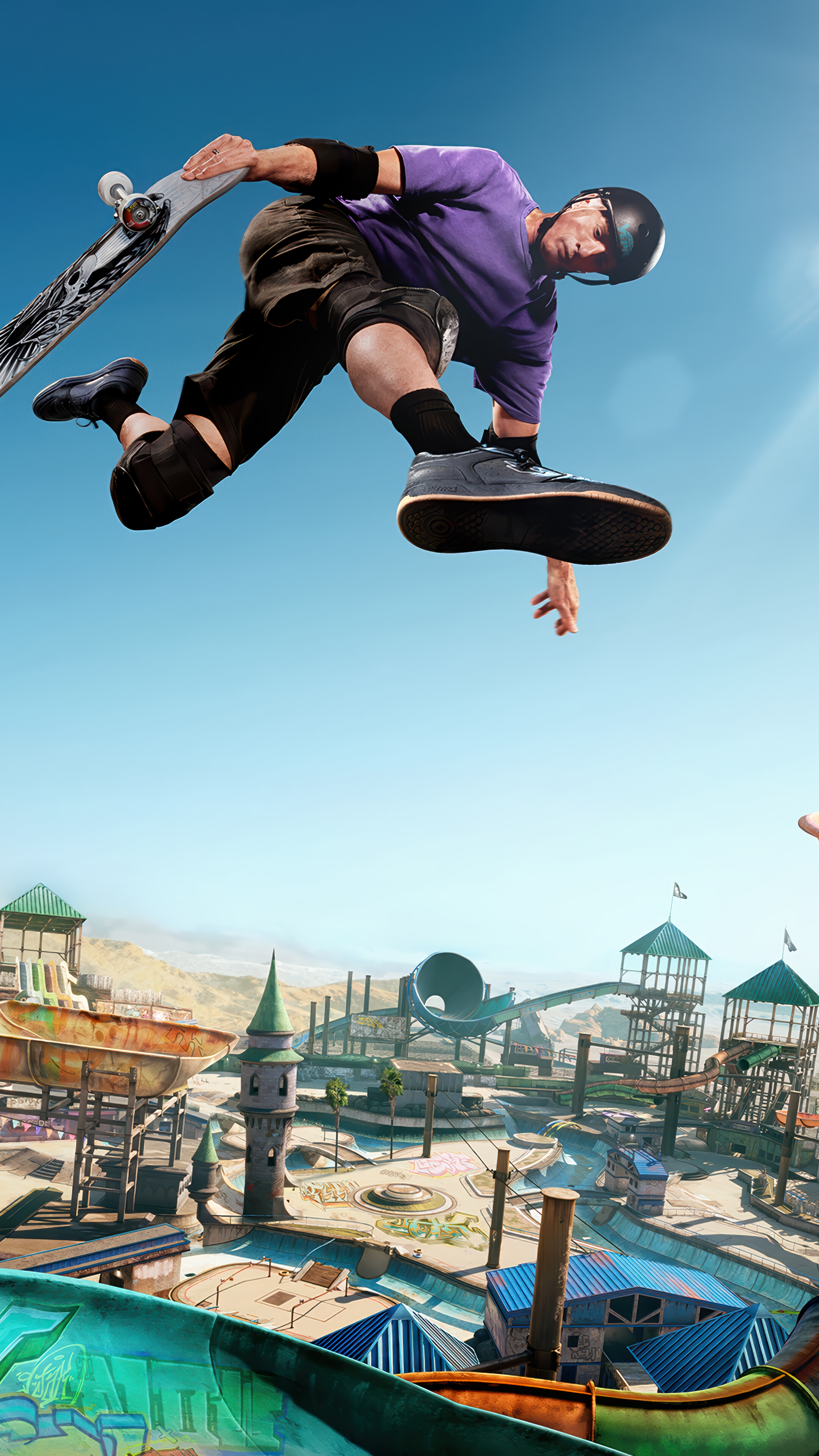 Tony Hawk's Pro Skater 3 + 4 4K Wallpaper iPhone HD Phone
