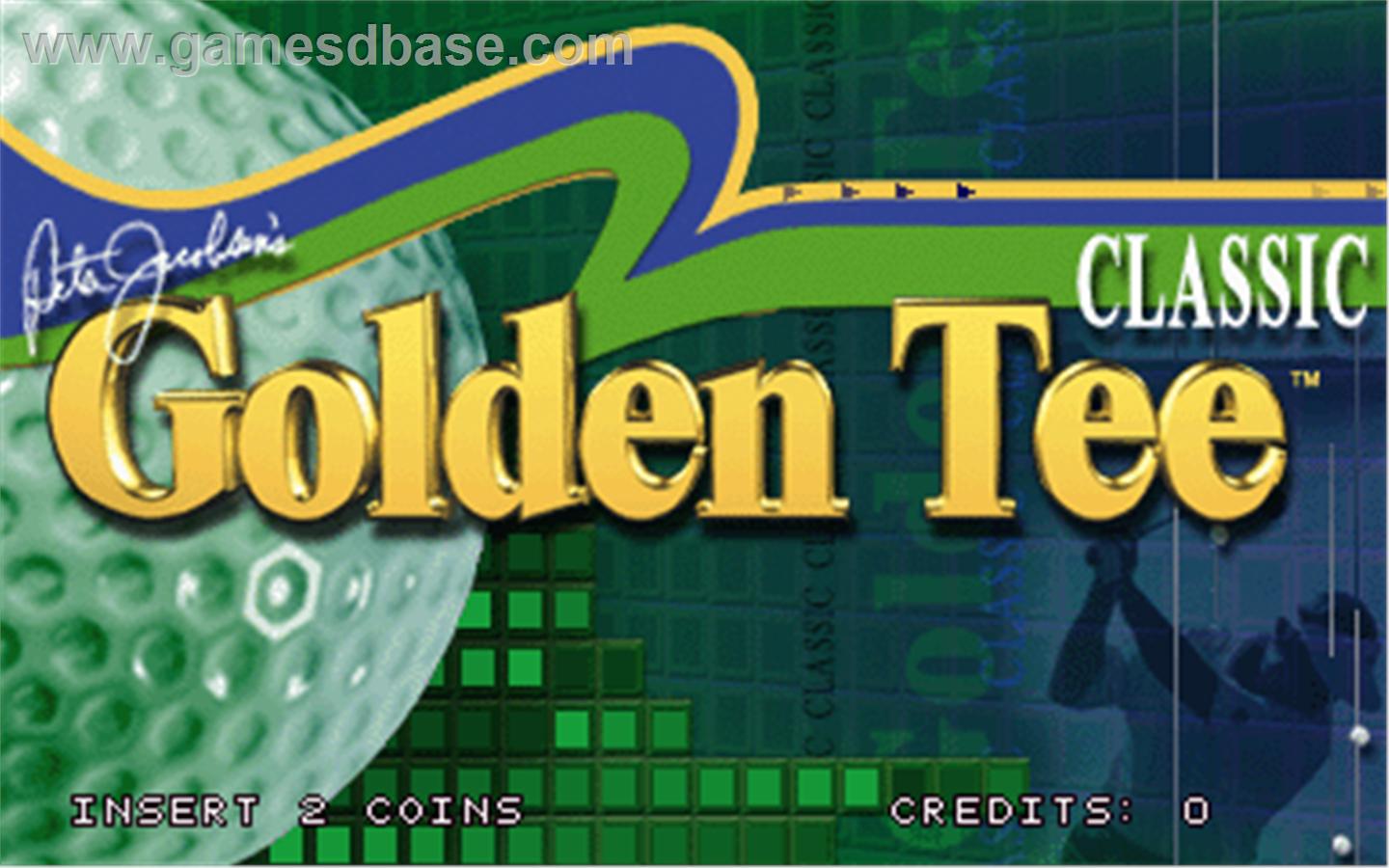 Golden Tee Fan 2001 Tee Classic Golden Tee Classic