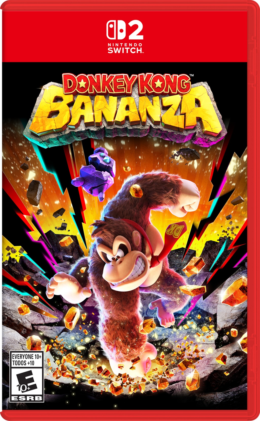 Donkey Kong Bananza boxart, screenshots