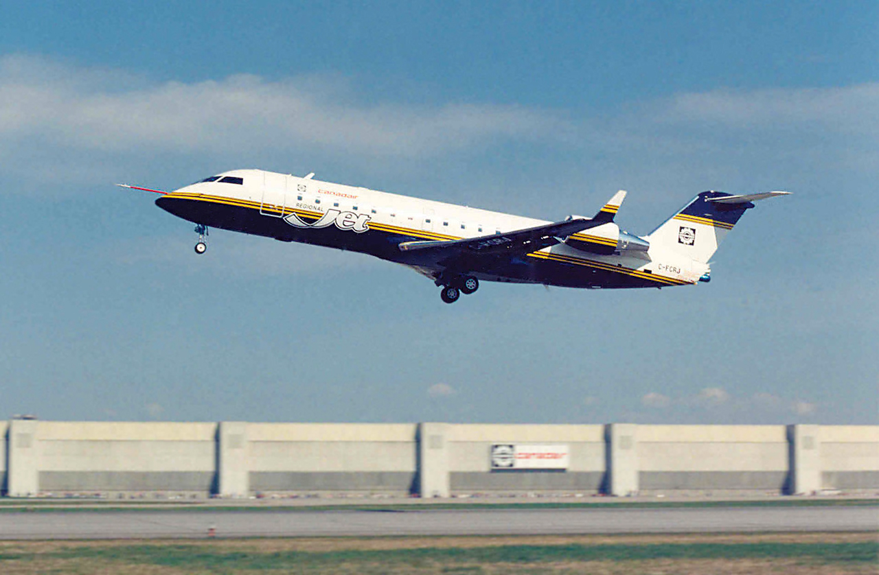 years marked since maiden flight of Canadair Regional Jet