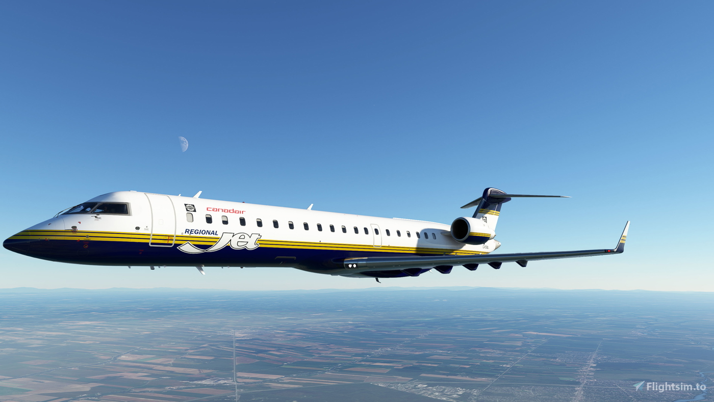 CRJ550 in color of FIRST CRJ200 for Microsoft Flight Simulator
