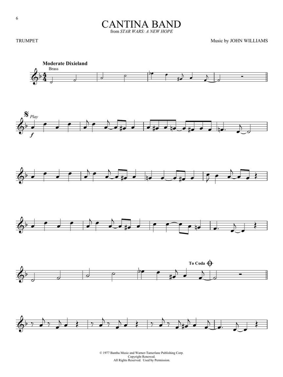 Star Wars, Music from all Nine films, Trumpet