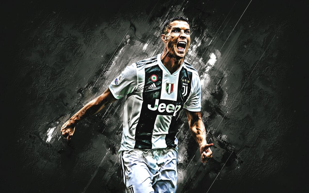 Wallpaper Cristiano Ronaldo Juventus footballer from godlike image and screensavers