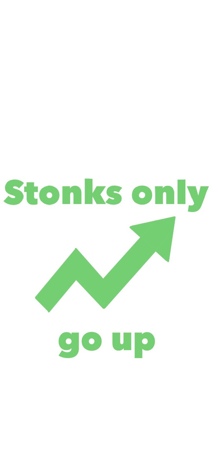 Stonks meme investing wallpaper