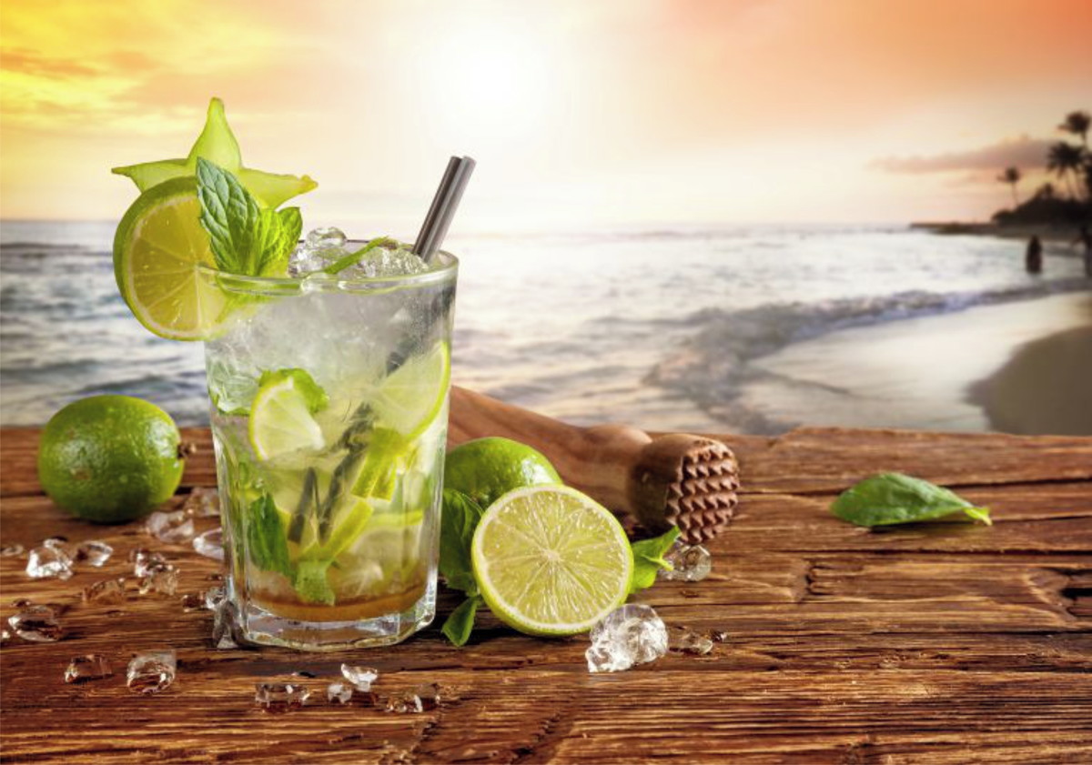 Papel De Parede Caipirinha Bebidas Bar Painel Cozinha GG360